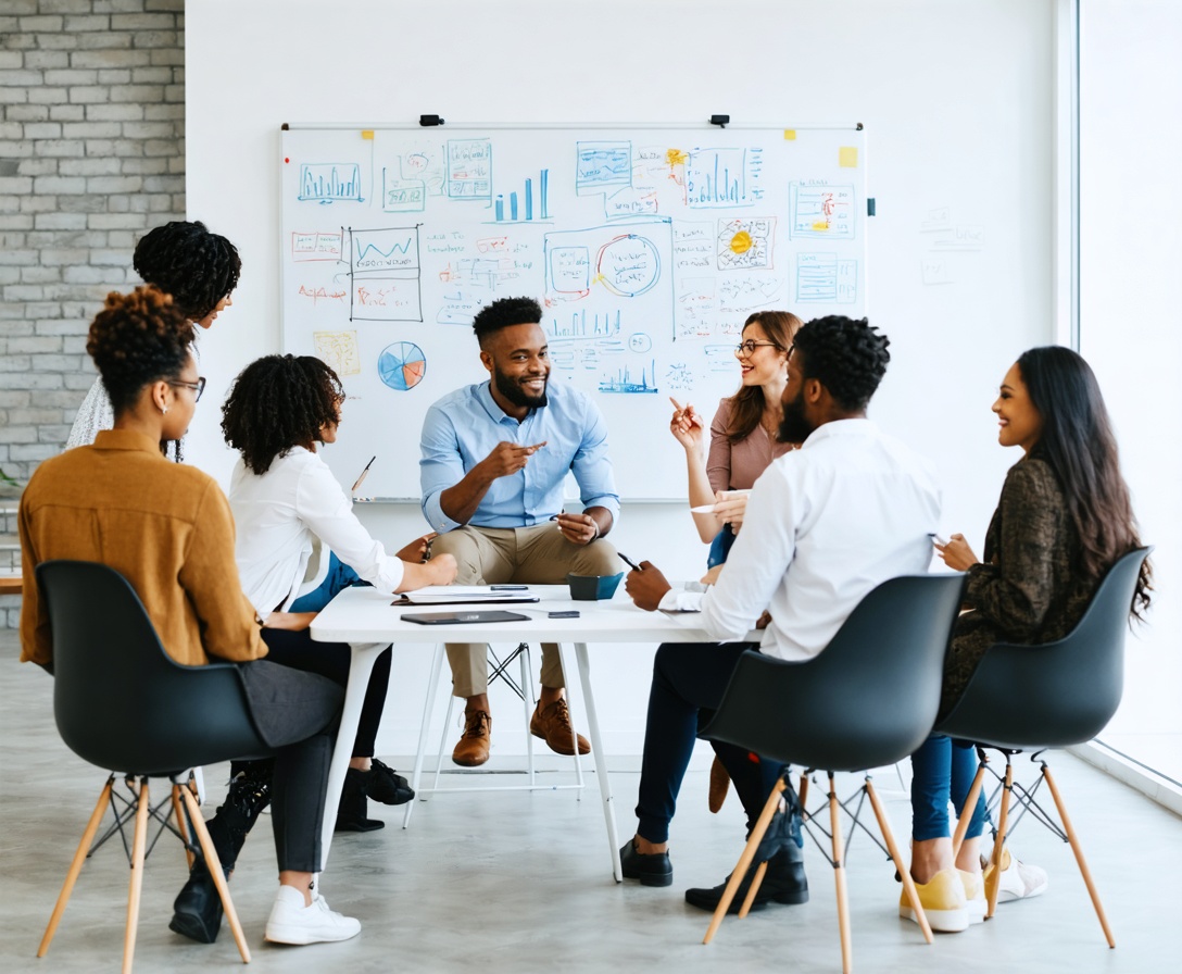 Tímová spolupráca v modernom kancelárskom prostredí